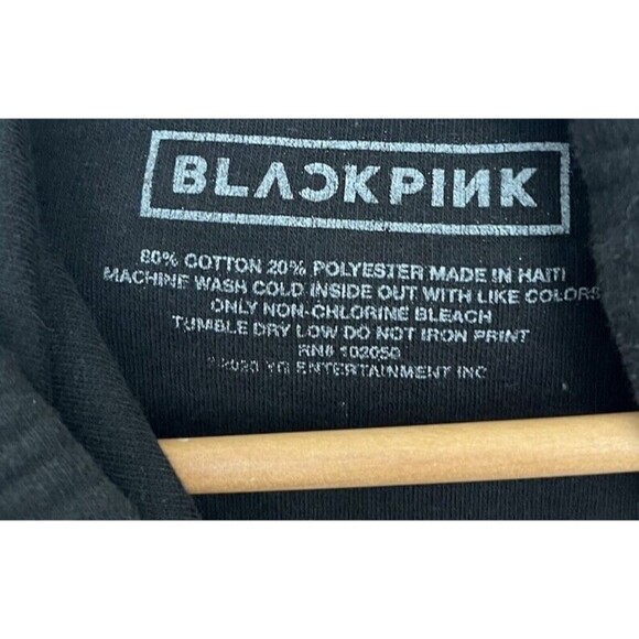BlackPink Embroidered Pink Lovesick Group Photo K-Pop Hoodie Unisex L Official - Picture 9 of 9